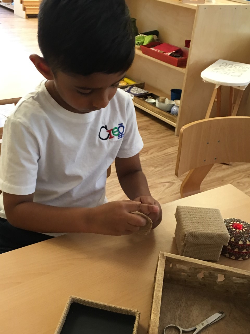 Sewing a button