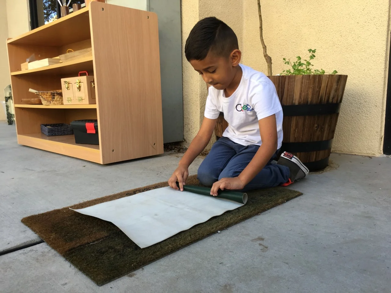Rolling a Mat
