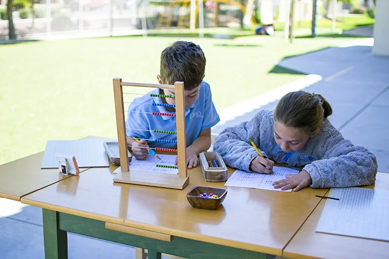 Multiplication on the Large Bead Frame