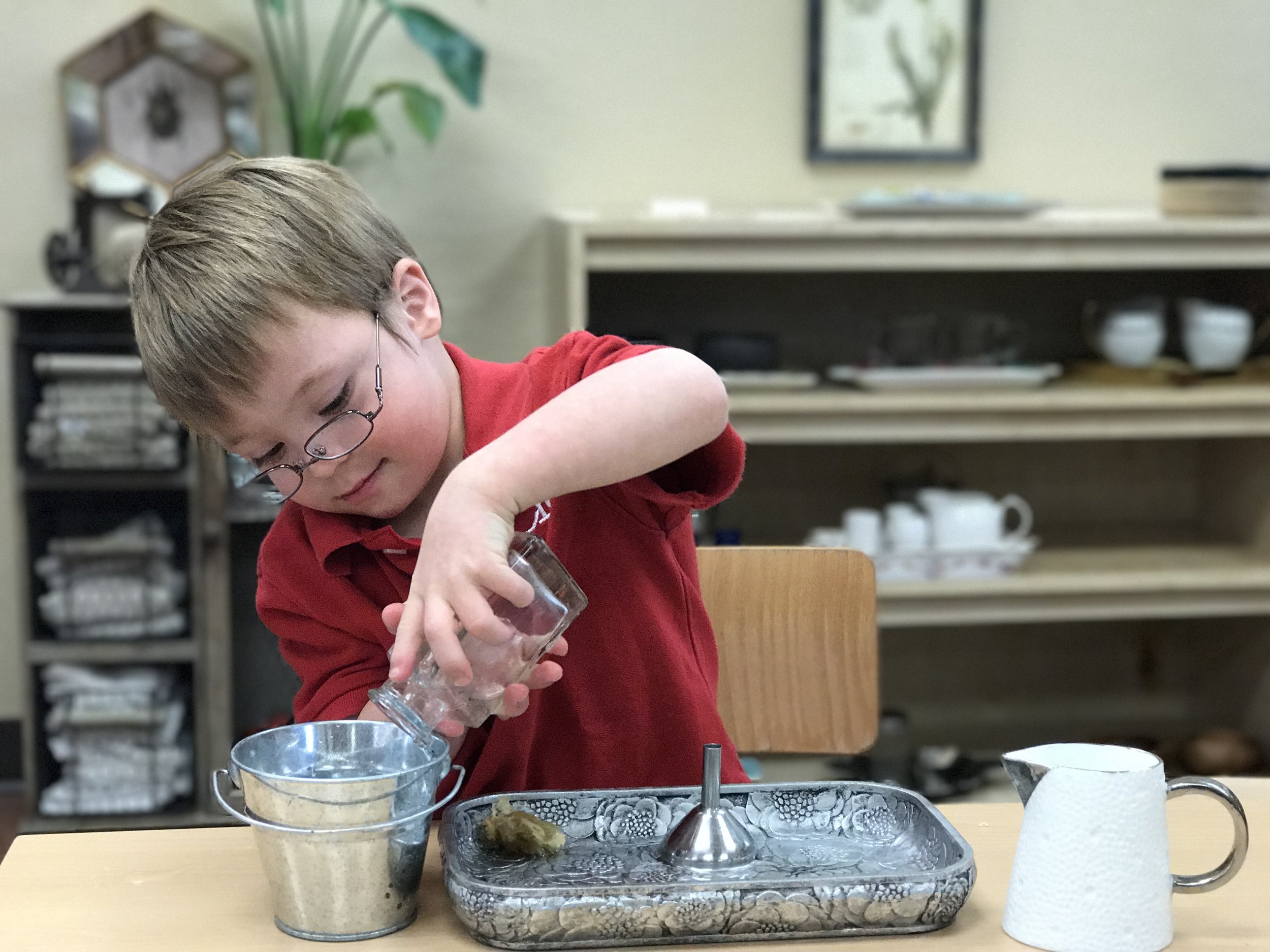 Learning to use a funnel