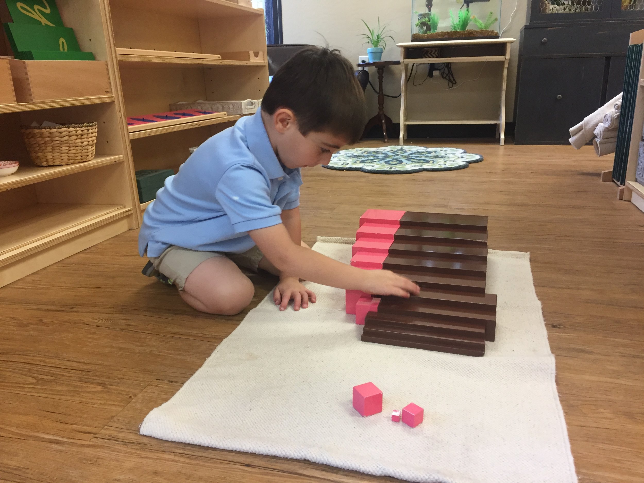 Brown Stair and Pink Tower Exploration