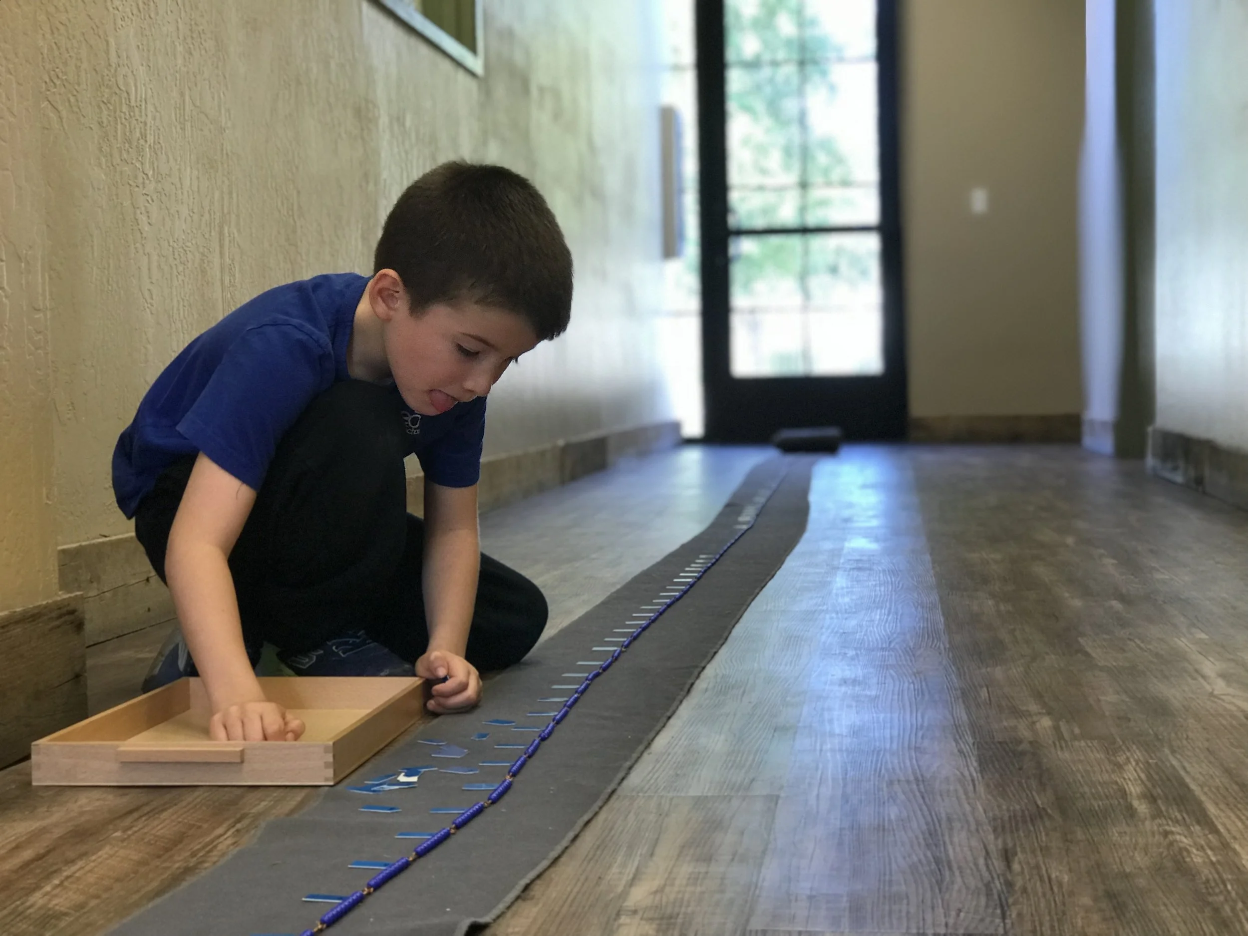 Children explode into large layouts with big numbers.