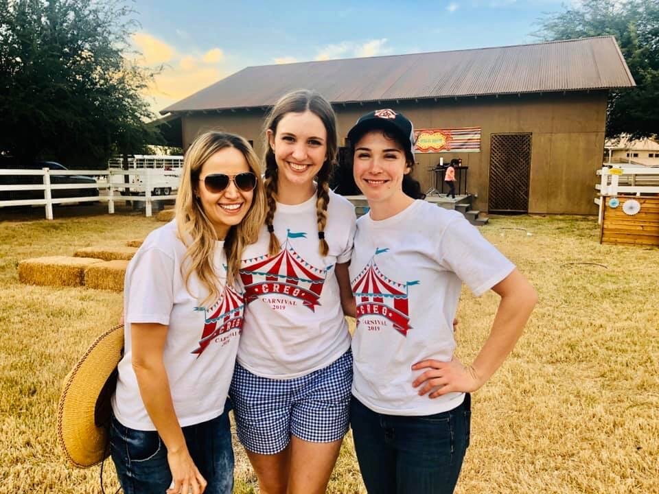 Creo Carnies! Ms. Yadira, Ms. Tori & Ms. Heather!