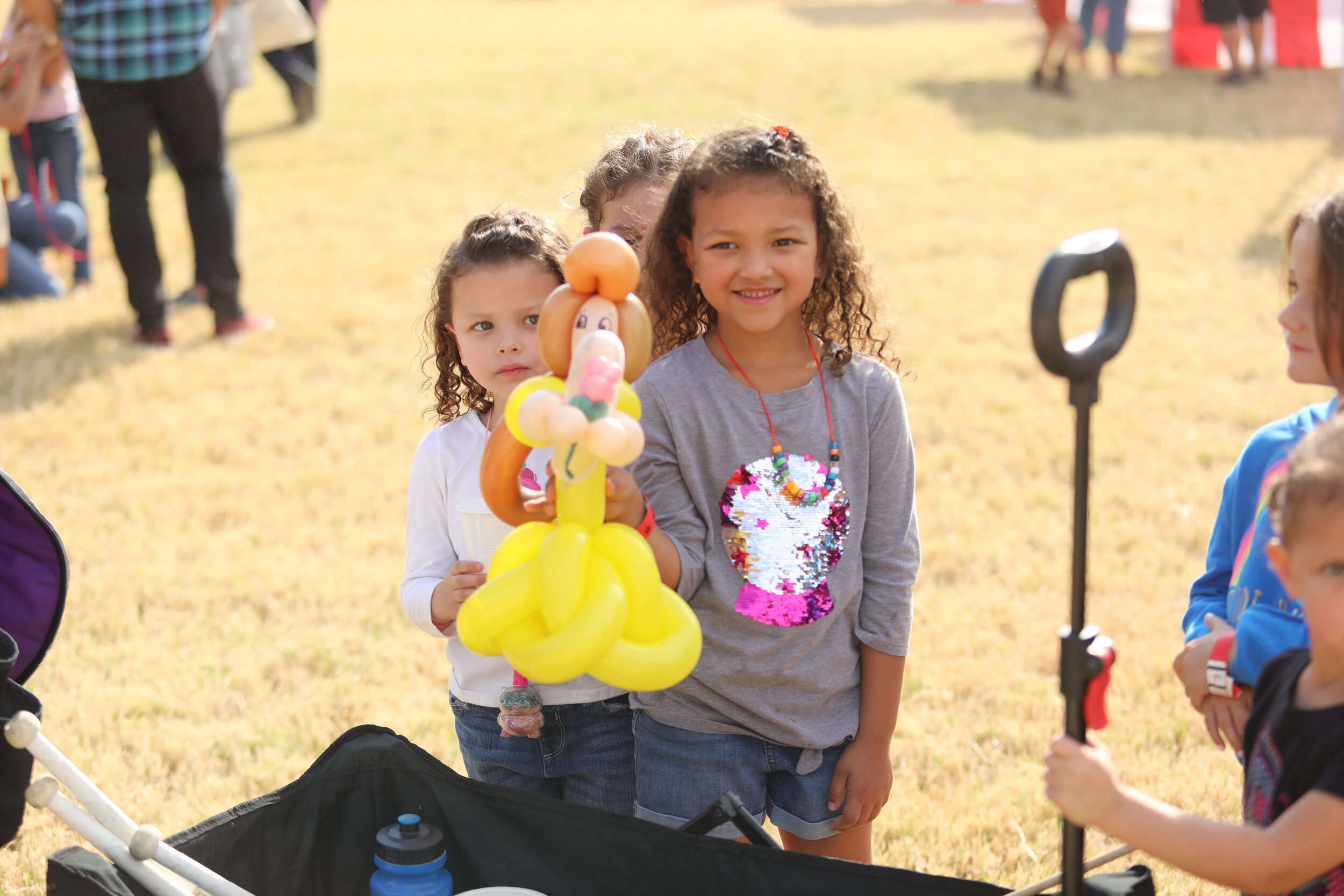 Creative balloon art and lots of smiles!