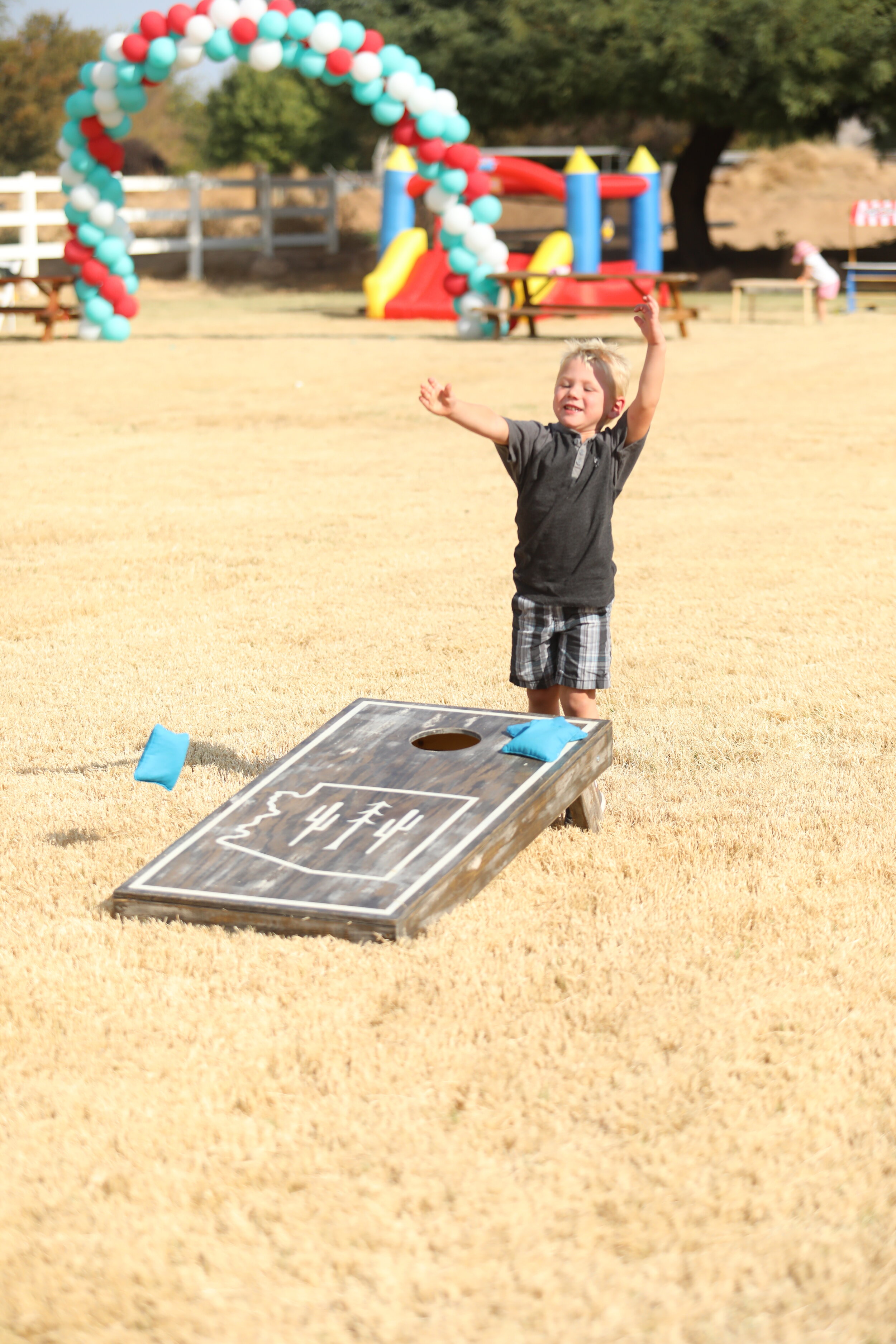 Yard Game Action!