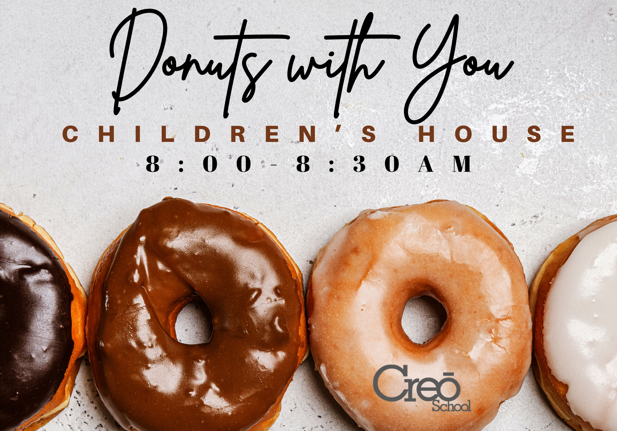 MAIN: "Donuts with You" Children's House