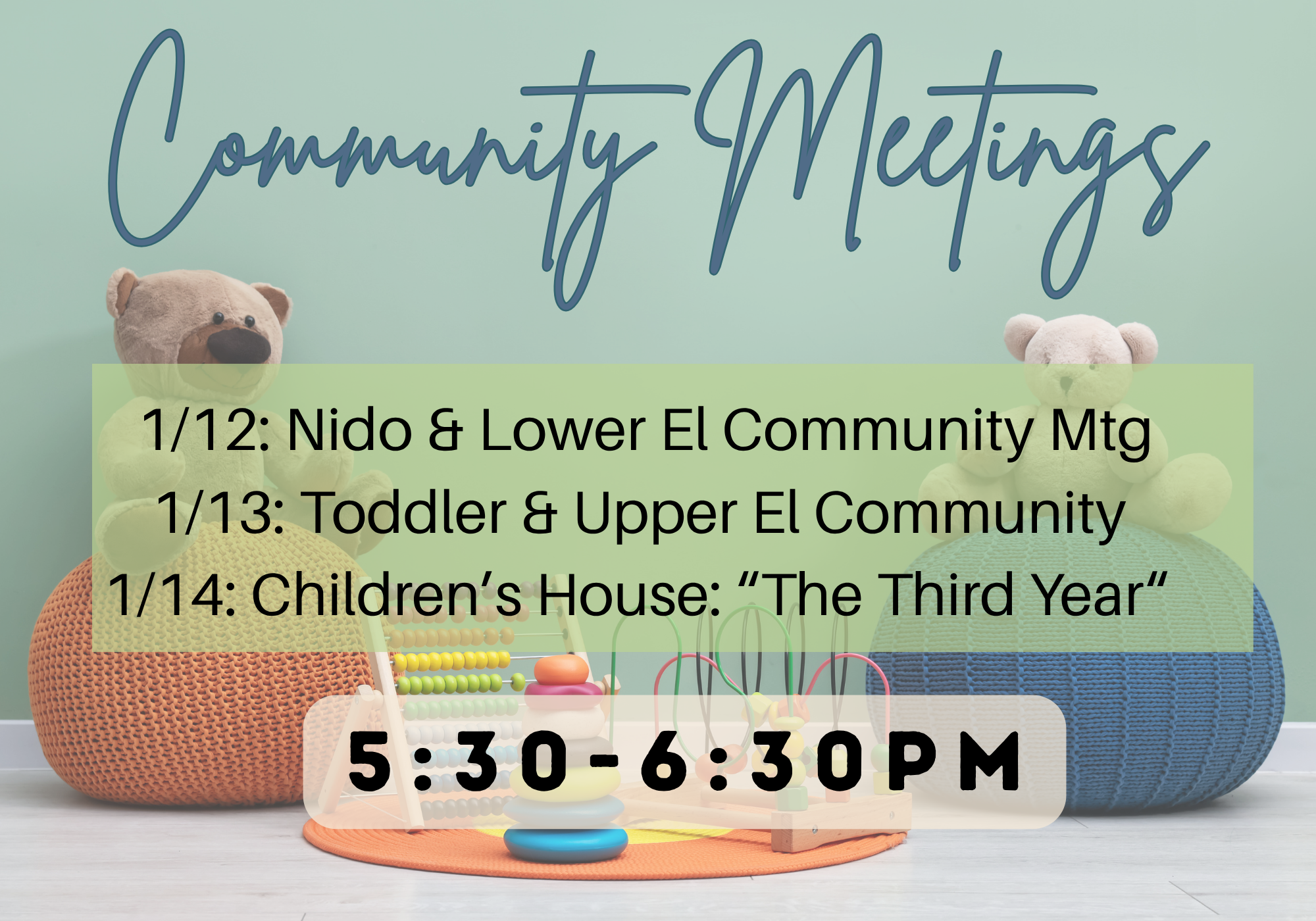 MAIN: Community Meetings