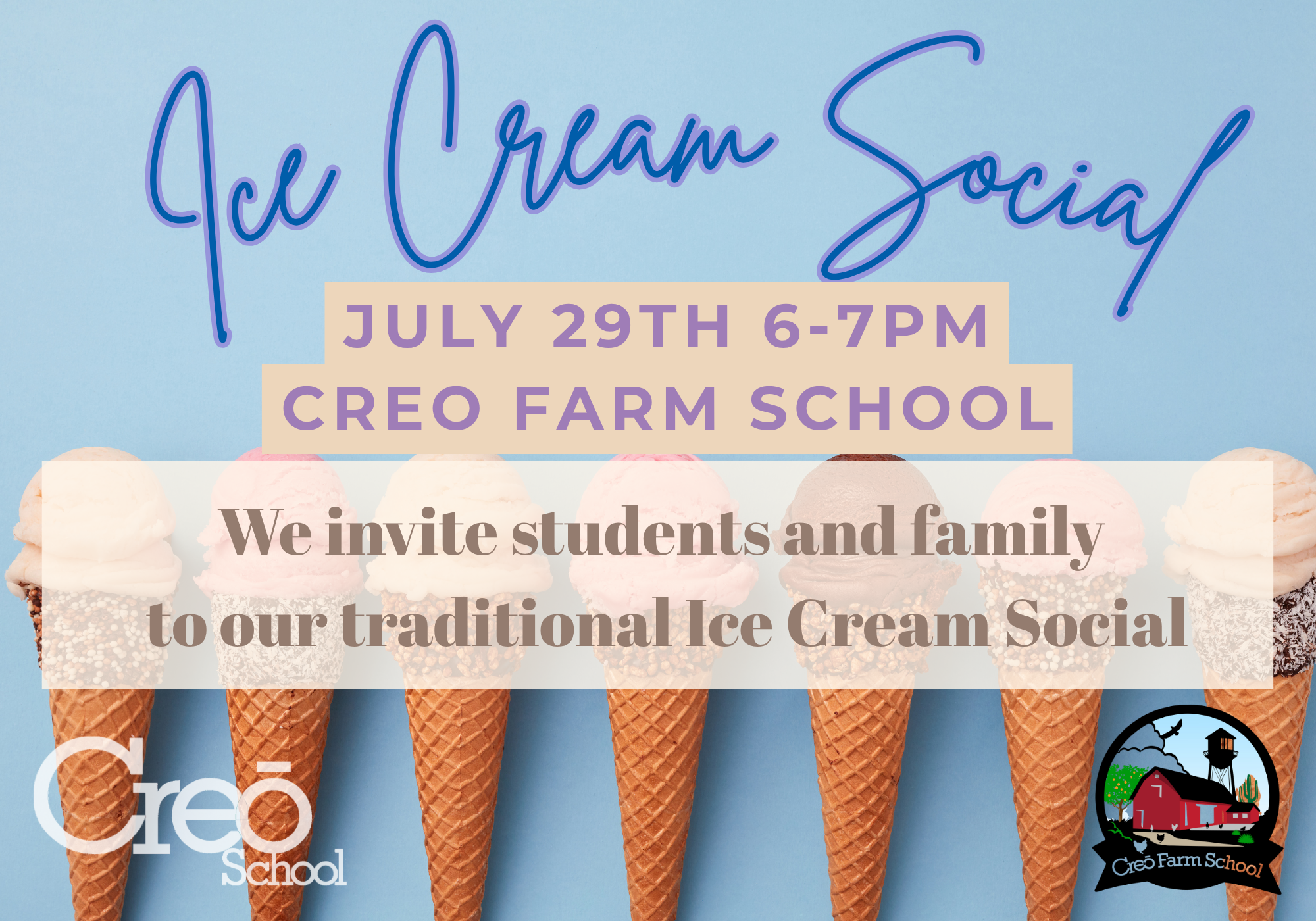FARM 7th-12th: Ice Cream Social