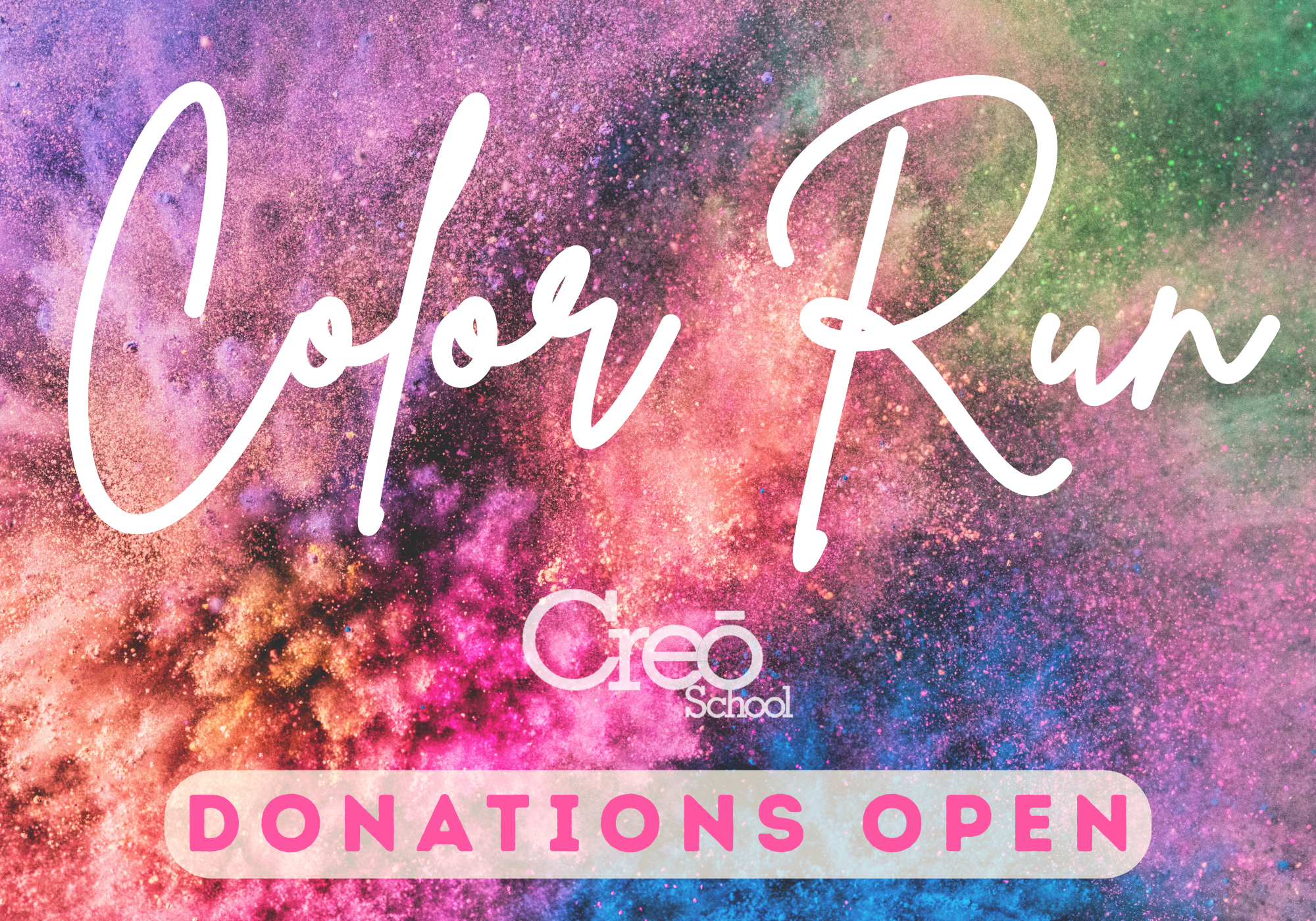 MAIN: Color Run Donations &amp; Spring Shirts OPEN