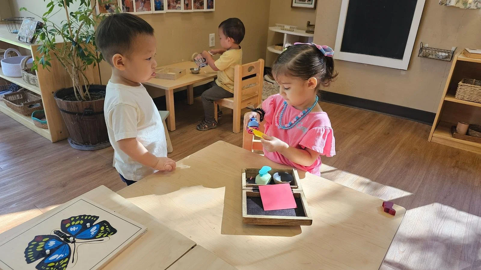 Alana scissors, Ian observing.jpg