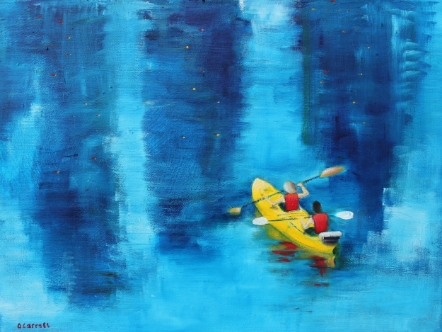 Kayakers on False Creek East