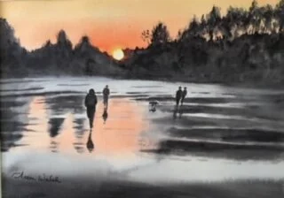 EVENING STROLL ON COX BAY 