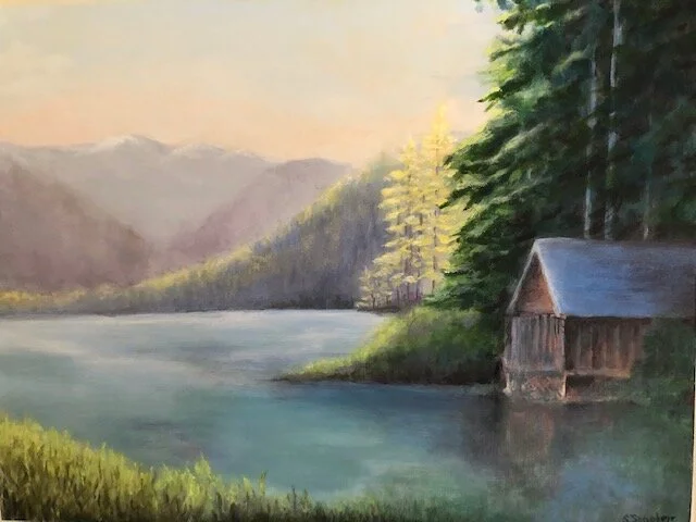 Old  Boat House.  Alta Lake