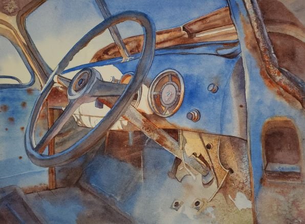 Remains of a Dream - Rusty Old Car