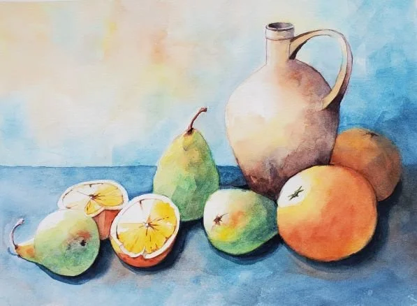 Still Life with Oranges and Pears