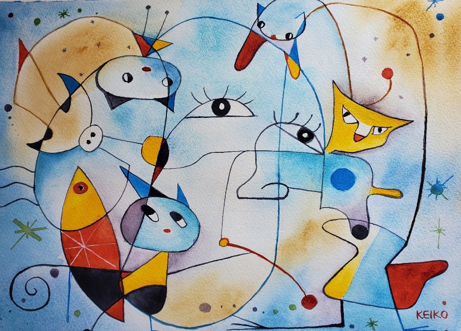 Life with Cats - Tribute to Miro #3