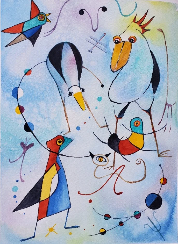 For the Birds - Tribute to Miro #5