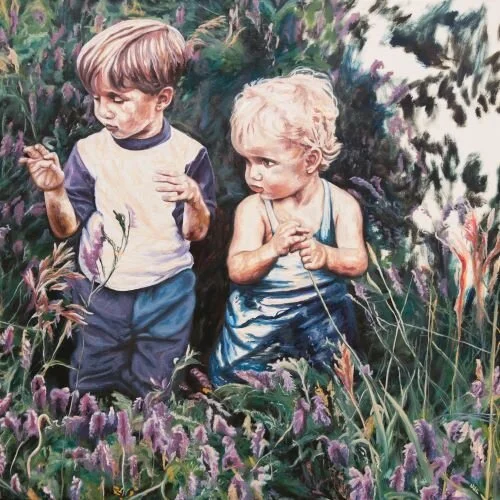  2020-2021  Scholarship recipient, Nikki Treber   Nikki Treber is a painter whose investigations span materiality, patterns and abstraction but  always circle back to portraiture, community and stories. Raised in Revelstoke, BC, she moved  to Vancouv