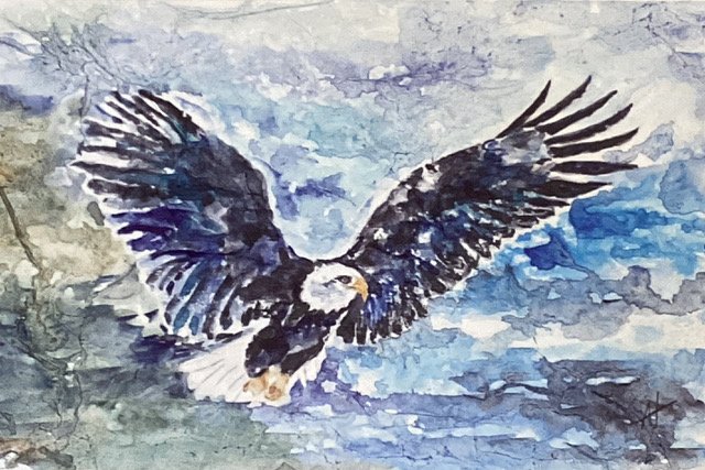 Eagle in Flight!