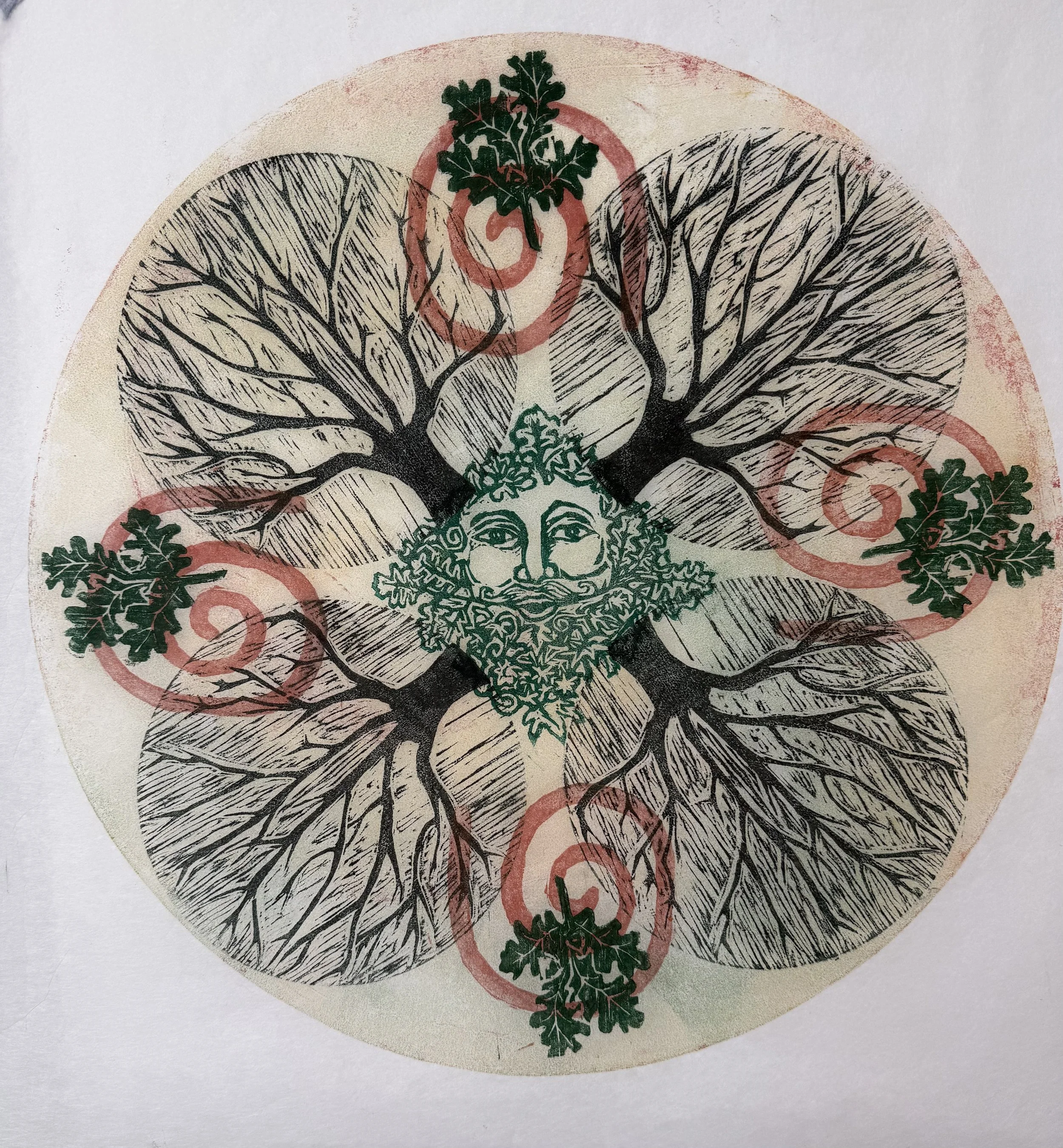 Green Man Mandala 2