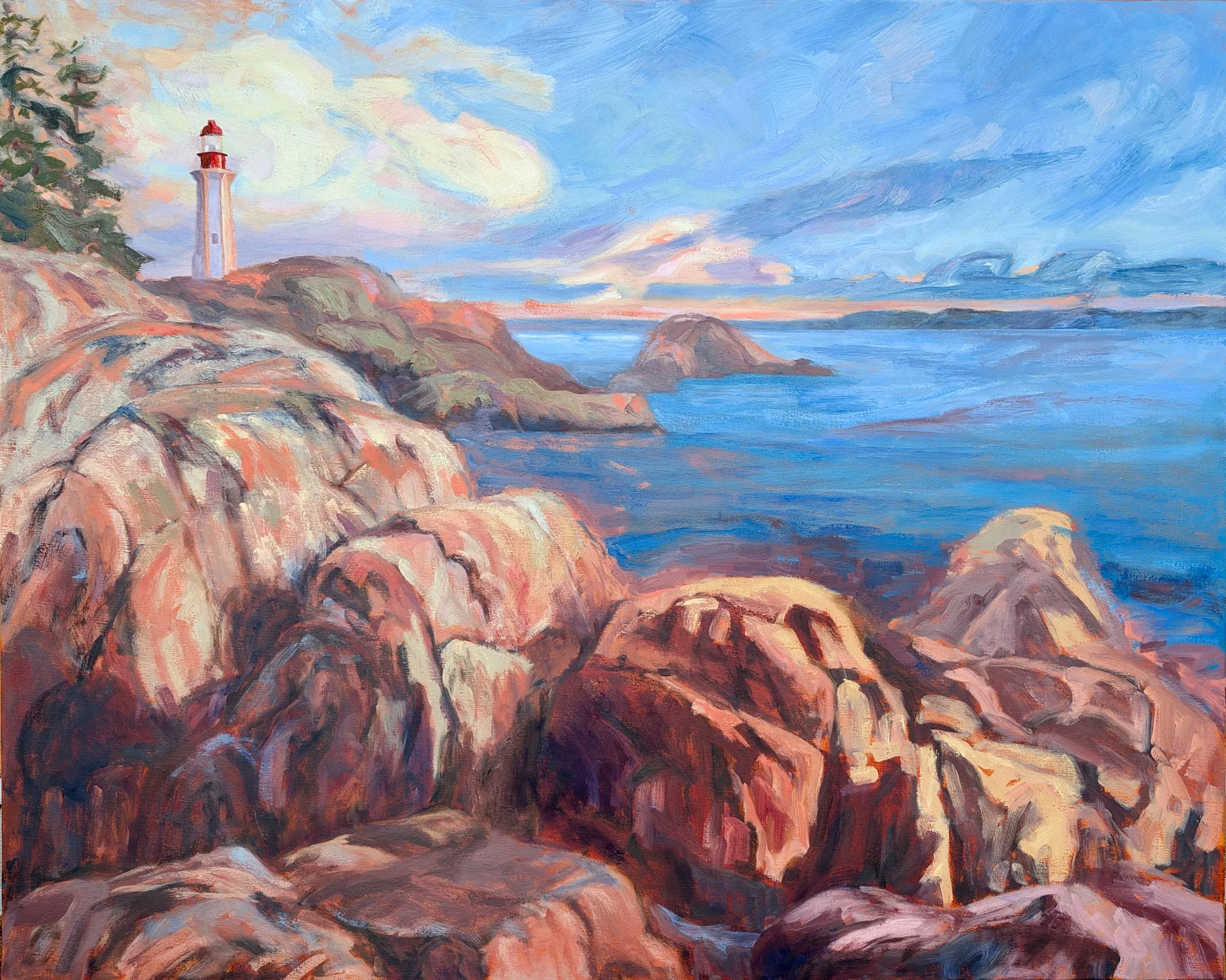  "Warm Light, Point Atkinson"