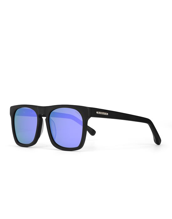 Vestal Unisex Himalayas Sunglasses Matte Black/Purple Mirror/Silver 