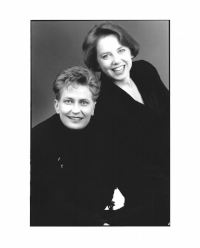 A little vintage photo of Lori and I - no glasses and no grays! 