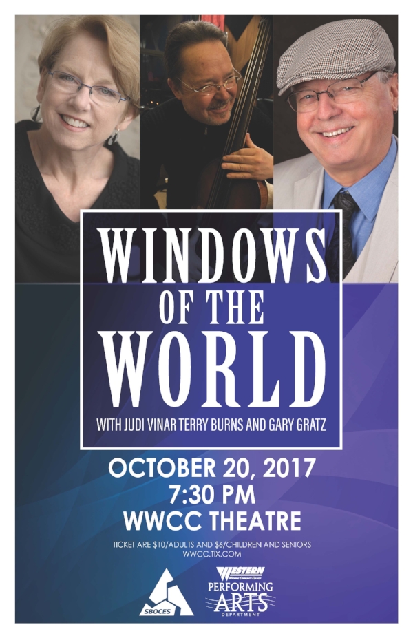 I cannot wait to join my former McNally Smith Colleagues on this musical adventure! If you are in the area and need more information, please email me at judivinar@gmail.com This is going to be a wonderful concert! Cliff Wittstruck of "Judi, Cliff 'n' Daves" will also be with us. Don't miss it!