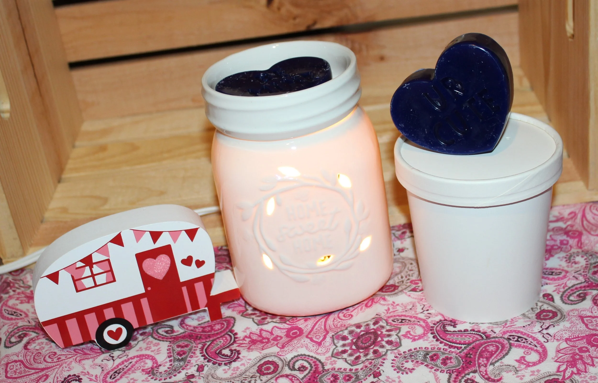 Love heart mold in warmer 2.JPG