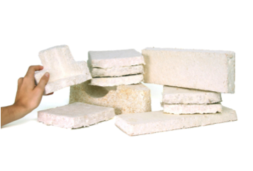 Inexpensive, sustainable insulation from dried fungal mycelium : clean, safe blocks of mycelium are available for purchase online.