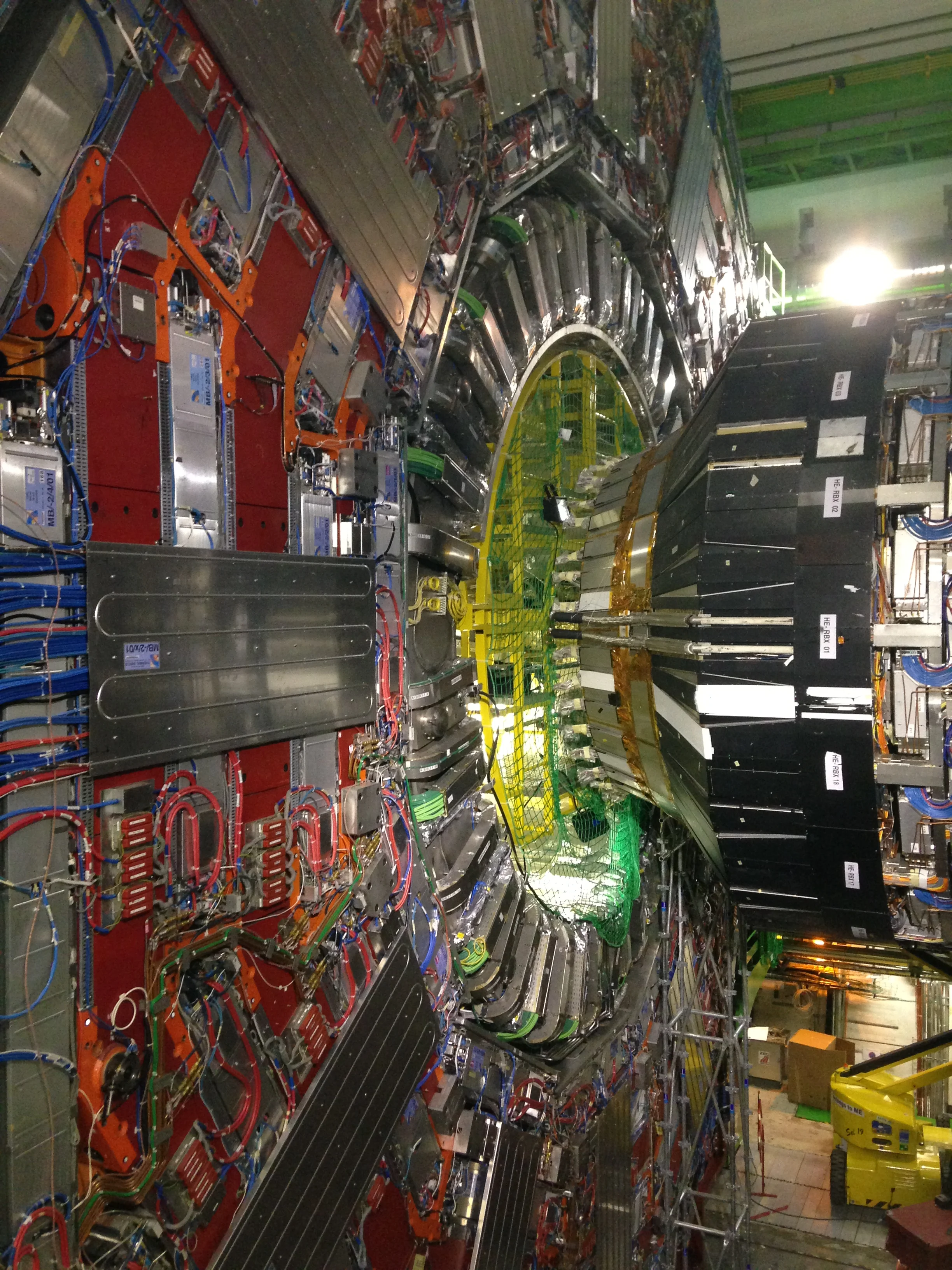 The Compact Muon Solenoid (CMS) detector on the LHC. Photo: Wikipedia