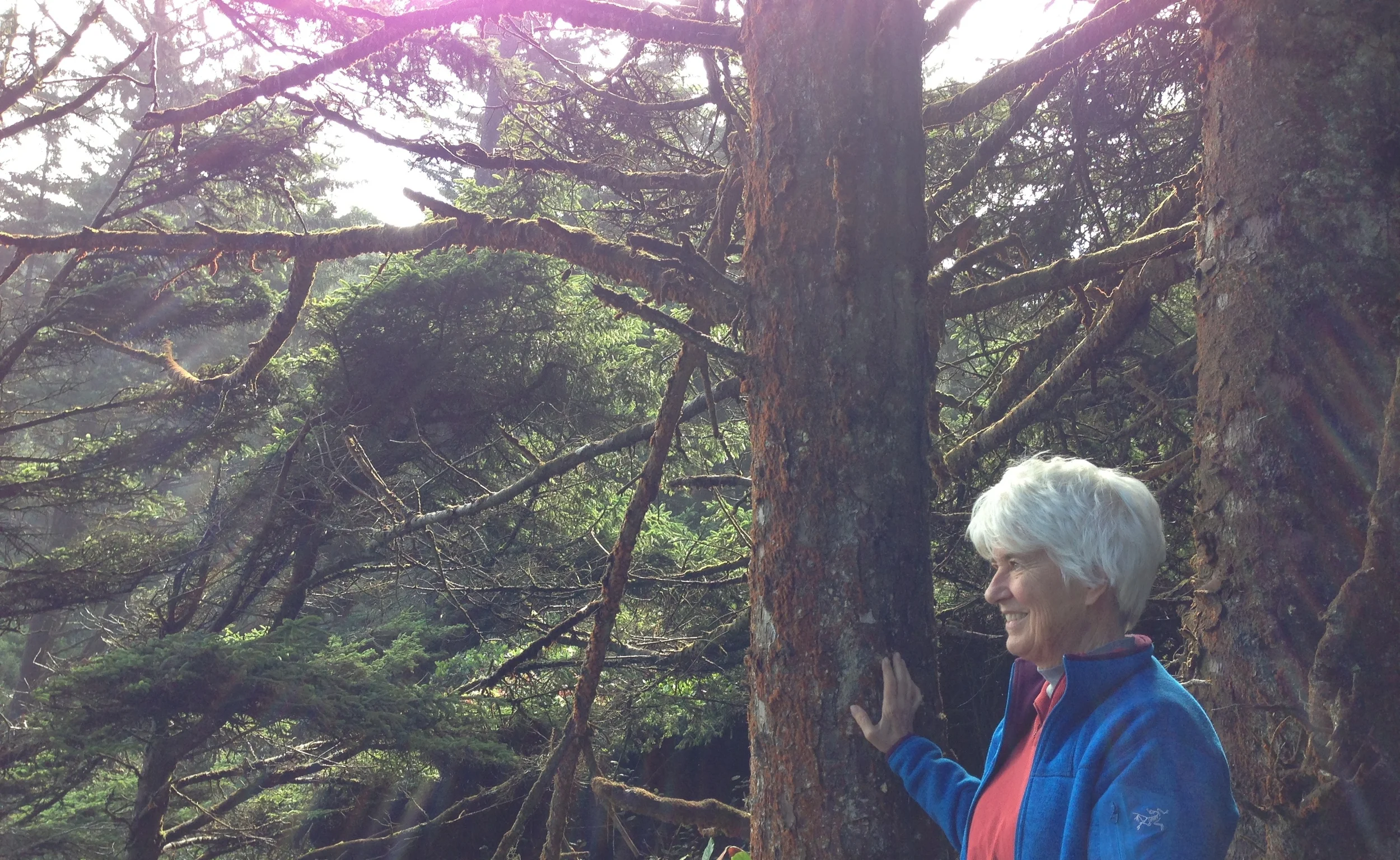 Mom, noticing something.