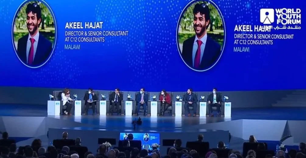 Panel: H.E. Dr Mostafa Madbouly (prime minister); AMB. Mohamed Nasr (Director of Environment and Sustainable Development department); Inger Andersen (UNDER: Secretary General Executive Director of the UN Environment Programme); Patricia Espinosa(Exec