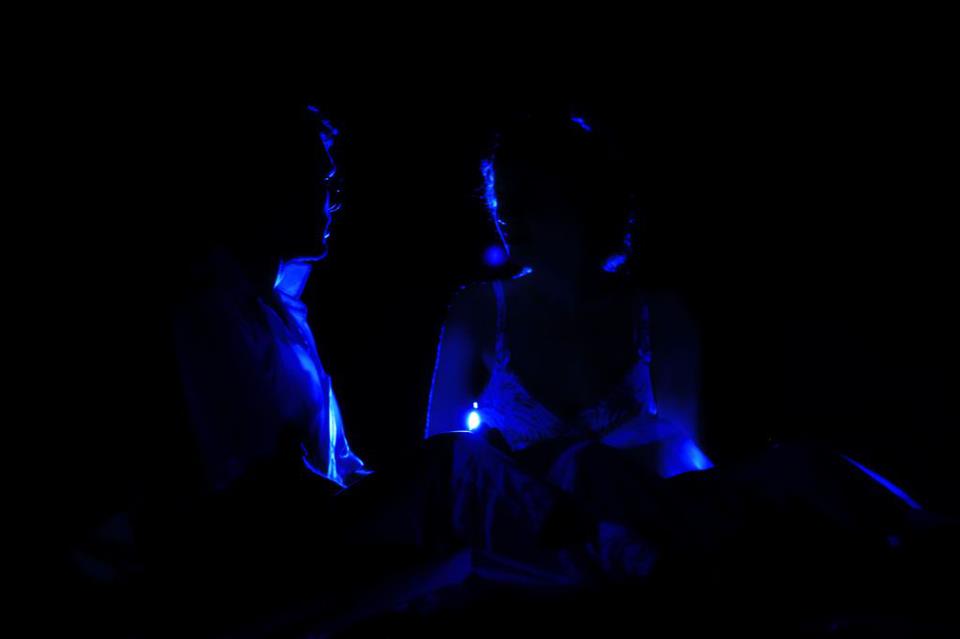 "You've made me so happy. I'm so happy." The Ballet of the Unhatched Chicks by Matthew Minnicino, No Boundaries Festival at Schapiro Theater, 2013. Photo by Joe Li. 