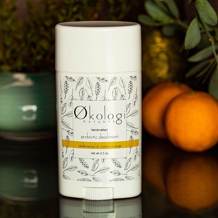 Do you think you&rsquo;re too manly for natural deodorant? Did you know this deodorant from @okologibotanik works better than any store bought, toxic chemical laden brands? This particular scent is earthy with the scent of cedar wood and a hint of fr