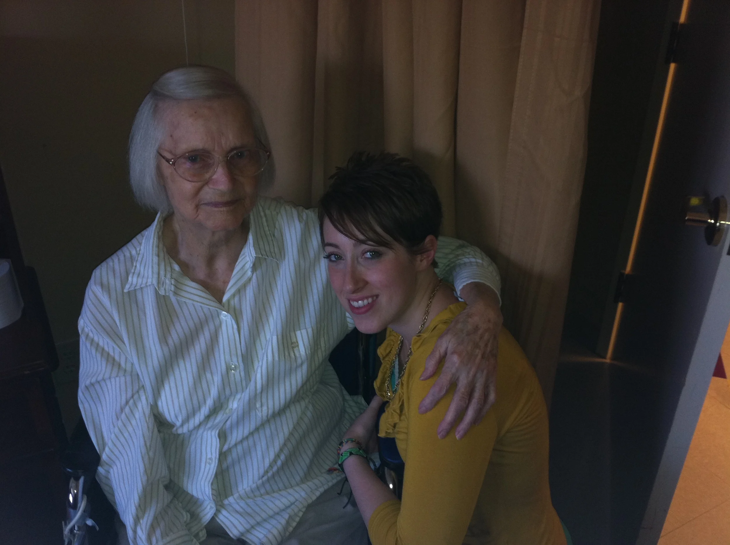 Me and Nona on our birthday, October 17th, 2010. 
