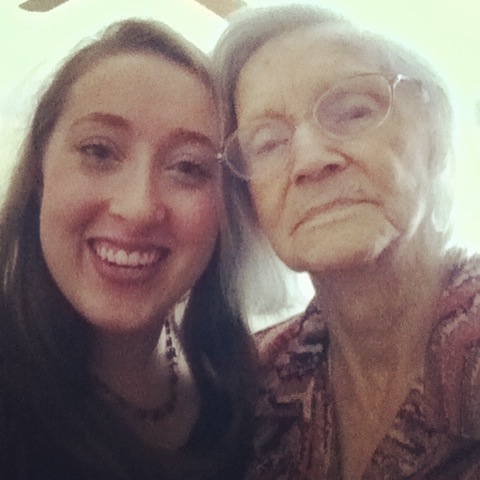 Our last birthday together--October 17th, 2013. At the time, I had no idea we wouldn't share my 24th and her 96th birthday together. 
