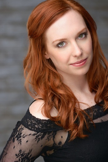 Kate Hackett, who writes and produces Classic Alice , as well as plays the protagonist, Alice Rackham. 