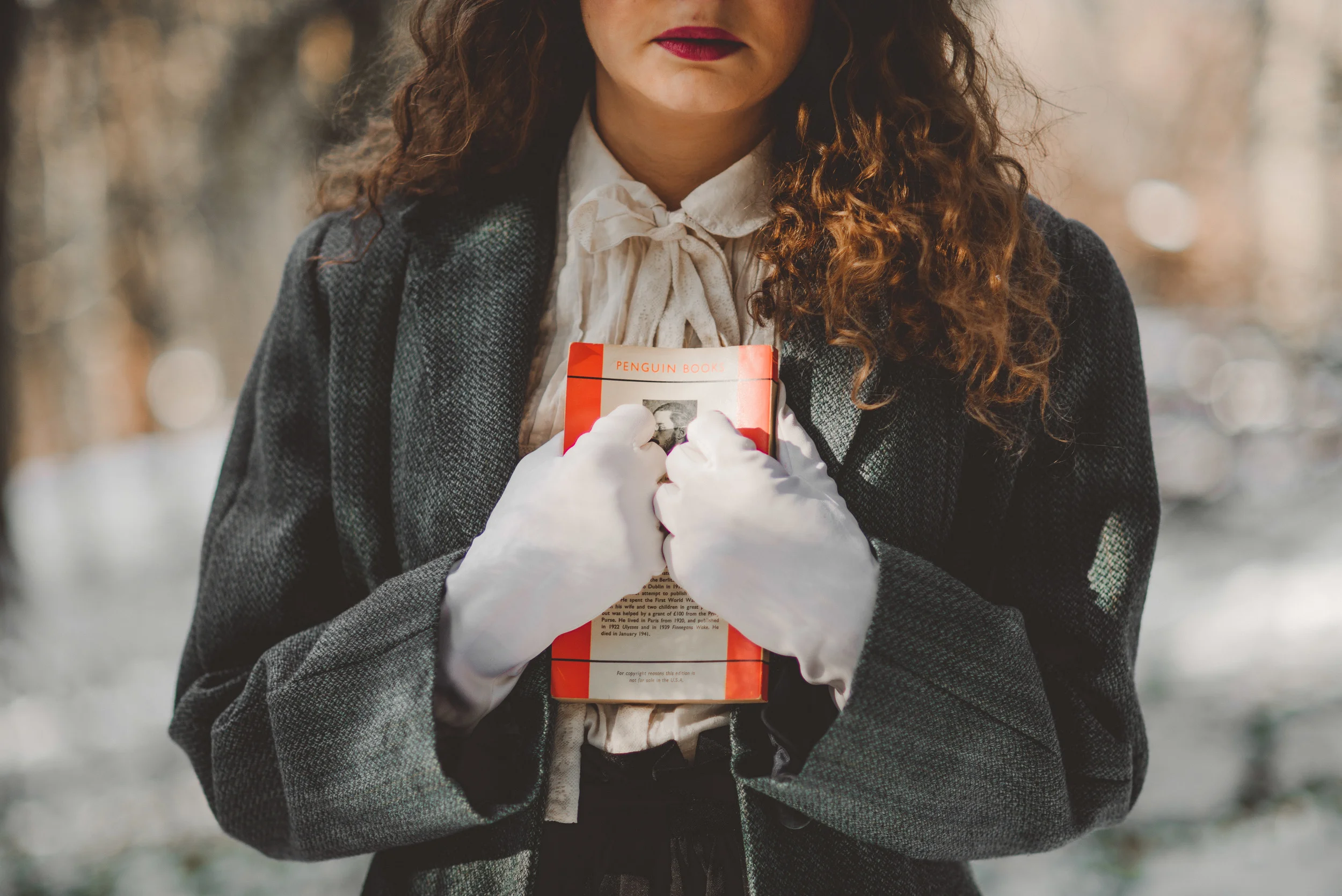 That's not me, but if I had hair that fabulous I'd whip it back and forth over a book all day long. Source: unsplash