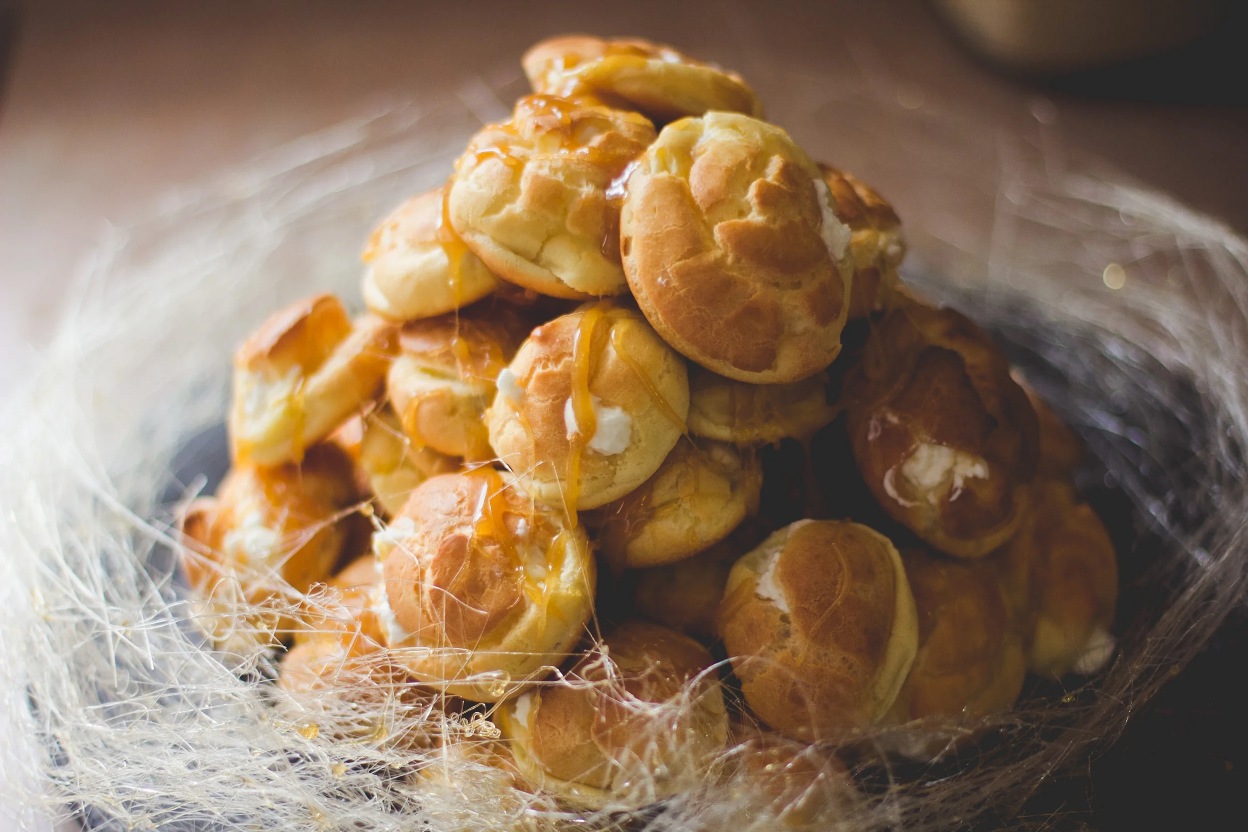 Croquembouche Cream Puff Tower
