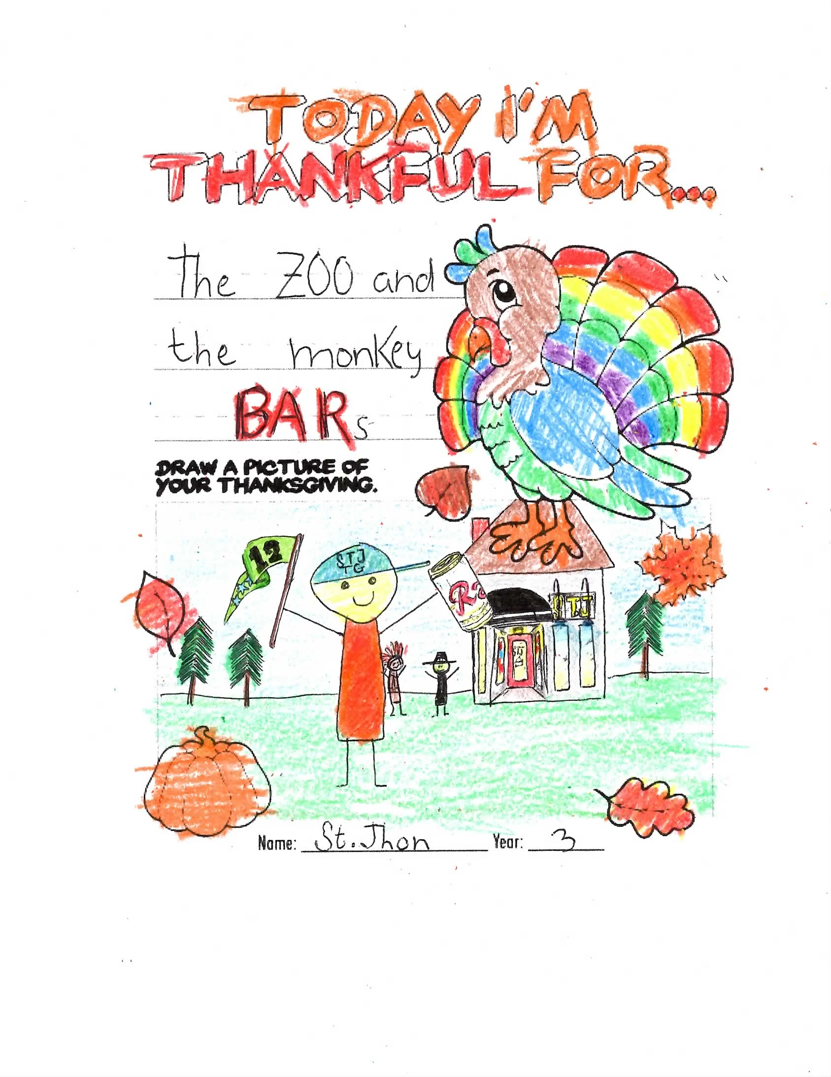 Thanksgiving Day Menu