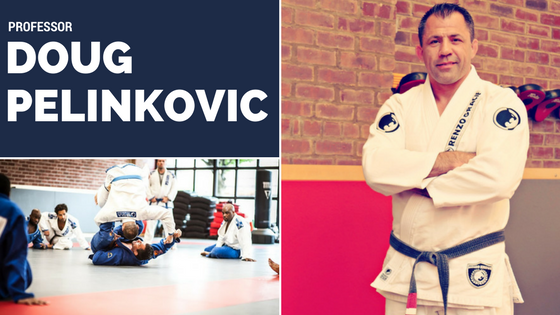 Professor Doug Pelinkovic, a life-long martial artist, holds a Black Belt in Brazilian Jiu Jitsu under world renowned Professor John Danaher. During his eighteen years at the Renzo Gracie Academy in New York City, he has trained with and studied under some of the highest authorities in the sport, members of the Gracie family, and several mixed martial arts fighters and champions. Professor Pelinkovic is also a Black Belt in Shotokan Karate under renowned instructor Shihan Kai Leung. Since earning his Black Belt, Professor Pelinkovic has continued his training with Sensei Adel Elbehiry. A 3rd degree Black Belt in Shotokan Karate, Professor Pelinkovic is a 3-time USA National Team Member, a 4-time national champion, and a multiple-time state and regional champion.