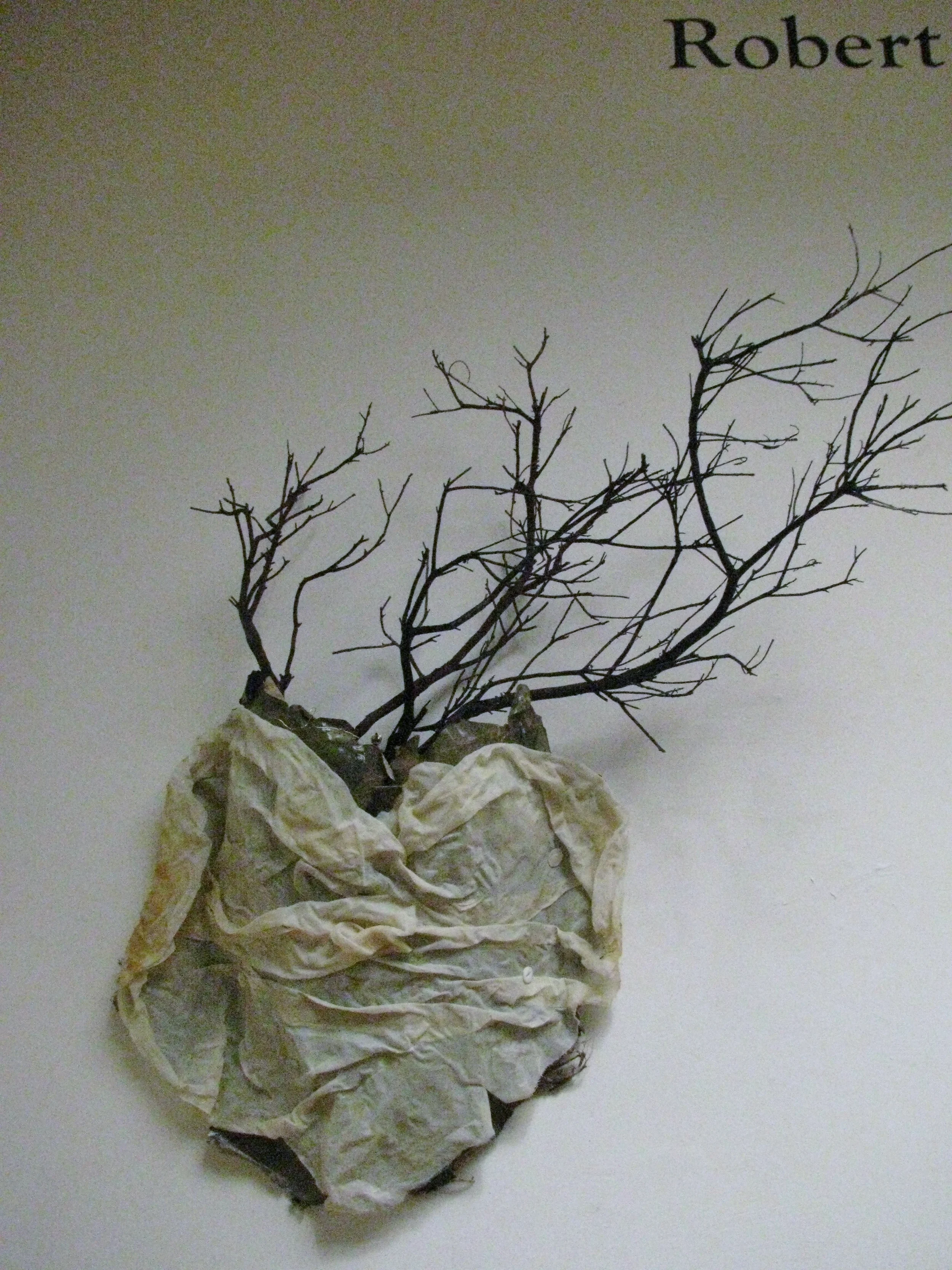 Chiffon Bustier on Palm Bark