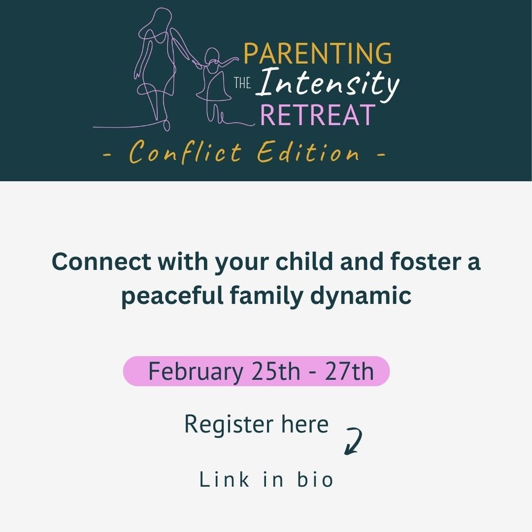 The Parenting the Intensity Retreat kicks is coming Feb 25-27

I can&rsquo;t wait for you to hear from the amazing speakers being featured and learn the best strategies to better understand where conflicts are coming from in your house and how to swi