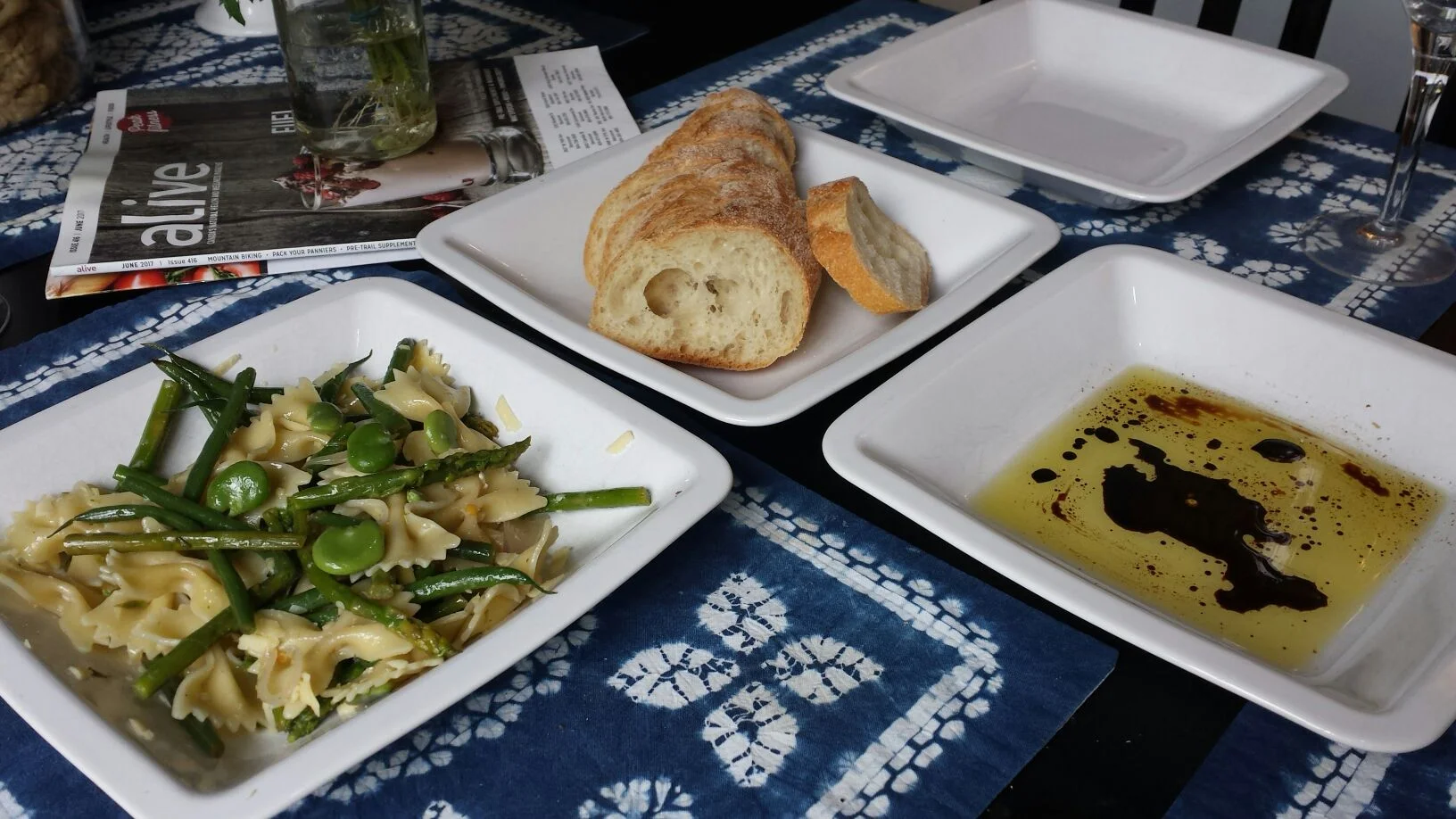 Pasta with fava beans!