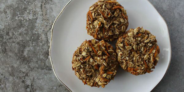 Carrot Ginger Oatmeal Cups