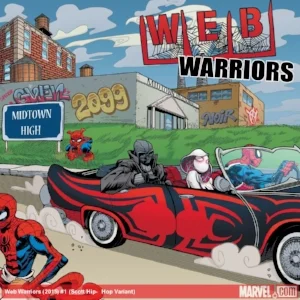 WEB WARRIORS/CLIPSE MARVEL VARIANT COVER