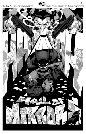 BATMAN BLACK AND WHITE