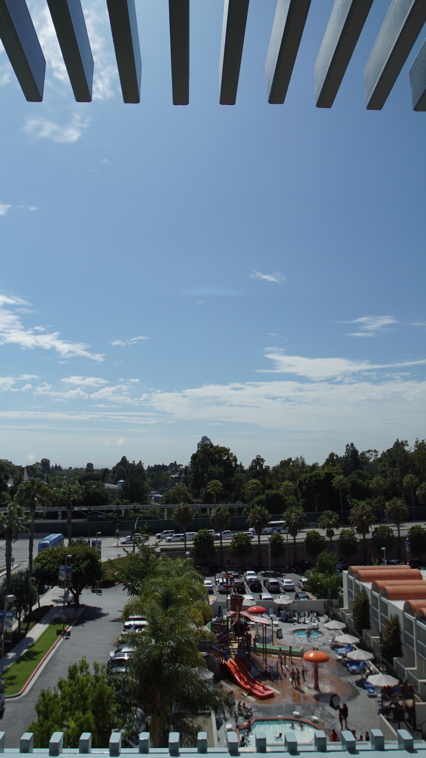 Our view from the King suite in Building 1 at Hojo
