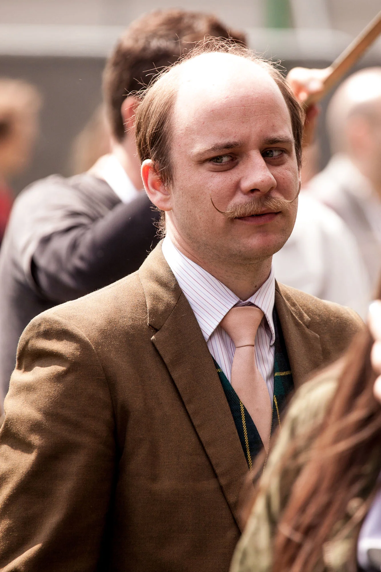 Guy with moustache at London Festival